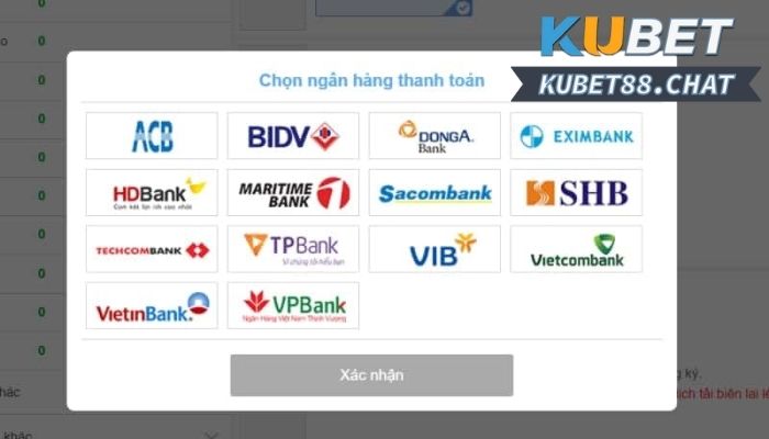 Kubet bảo trì ngân hàng thường xuyên